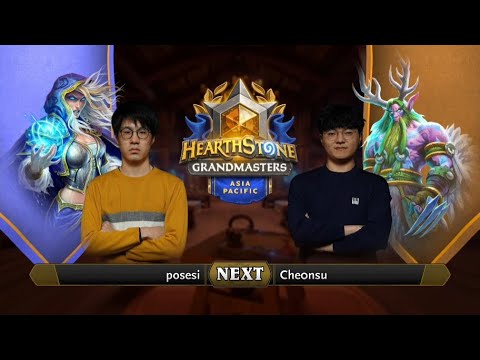 Posesi vs che0nsu | 2021 Hearthstone Grandmasters Asia-Pacific | Top 8 | Season 1 | Week 4
