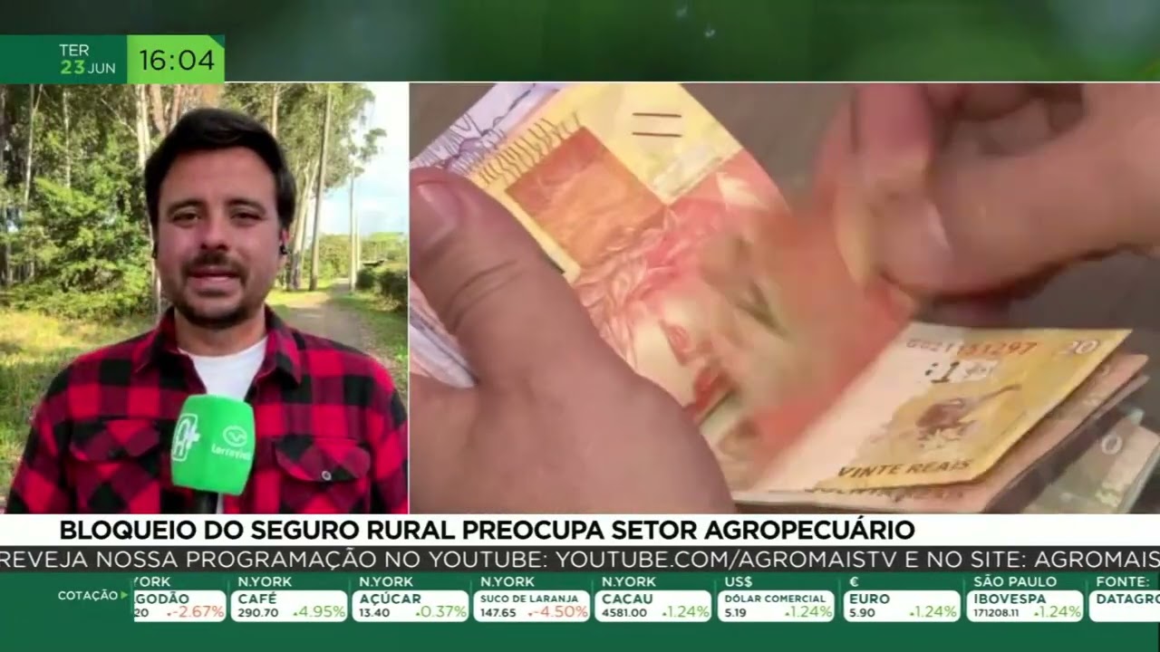 Bloqueio do seguro rural preocupa setor agropecuário