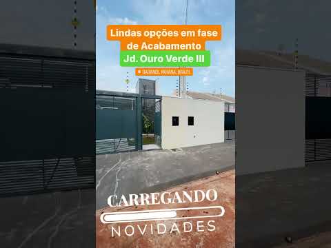 🔑CASA A VENDA no JARDIM OURO VERDE III em SARANDI com 3 Quartos sendo 1 Suíte💰299 MIL*