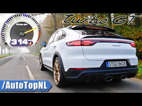 PORSCHE CAYENNE TURBO GT | 0-314KM/H ACCELERATION & AKRAPOVIC SOUND by AutoTopNL