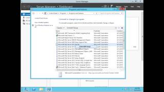 Removing SQL Server 2012 from Windows Server 2012 on VMware Workstation 9.0