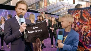 Kid Movie Expert Britton Walker Goes to the 'Avengers: Infinity War' Premiere