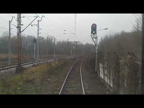 Przejazd Częstochowa Stradom - Częstochowa z Tyłu Pociągu TLK 45102 Flisak, w Sobotę 13.12.2025r.