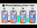 IPhone 16 Pro Vs 15 Pro Vs 14 Pro Vs 13 Pro IOS 18 4 1 Battery Life DRAIN Test