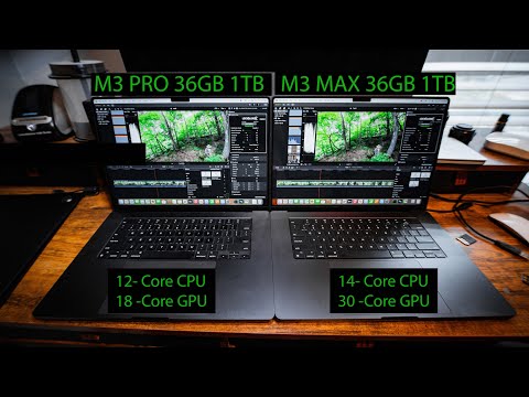 Apple MacBook Pro M3 Pro Vs. M3 Max - FCPX