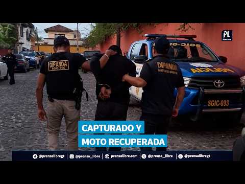 Capturan a hombre armado y recuperan motocicleta robada en operativos