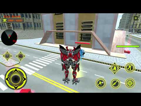 Lion Robot Transform Wars Super Bike Robot Games 07 - Android Robot Gameplay