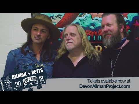 Devon Allman Project featuring Duane Betts 2018 World Tour