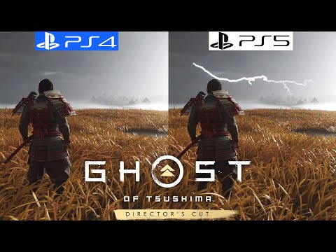 Ghost of Tsushima: Director's Cut PS4 vs PS5 Graphics Comparison - Framerate - 4K - Loading Times