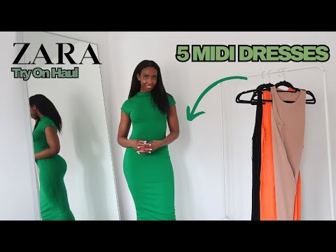5 Zara Midi Dresses for Summer!! And Styling Tips!!