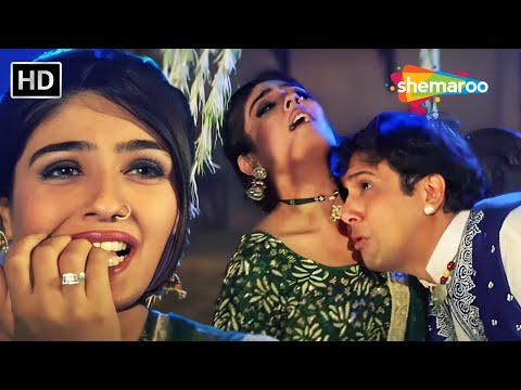 Raja Chalo Akele Mein (HD) | Govinda | Raveena Tandon | Rajaji (1999) | Kumar Sanu, Alka Yagnik