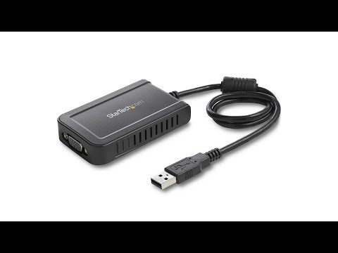 DisplayPort – VGA adapteris Startech DP2VGA3 Juodas video