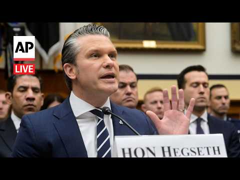 Video Thumbnail: LIVE: Hegseth testifies on Pentagon budget for the first time since the Iran war began