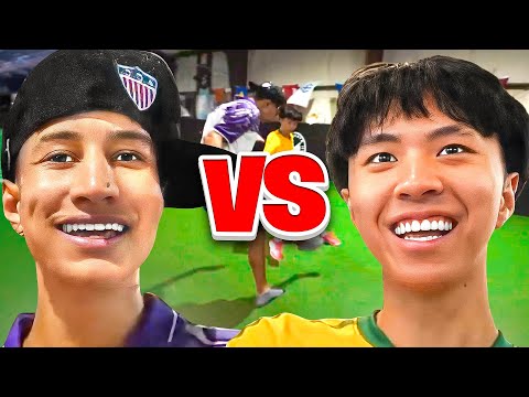 Team Ray VS Team Tota 3v3 SOCCER GAME!