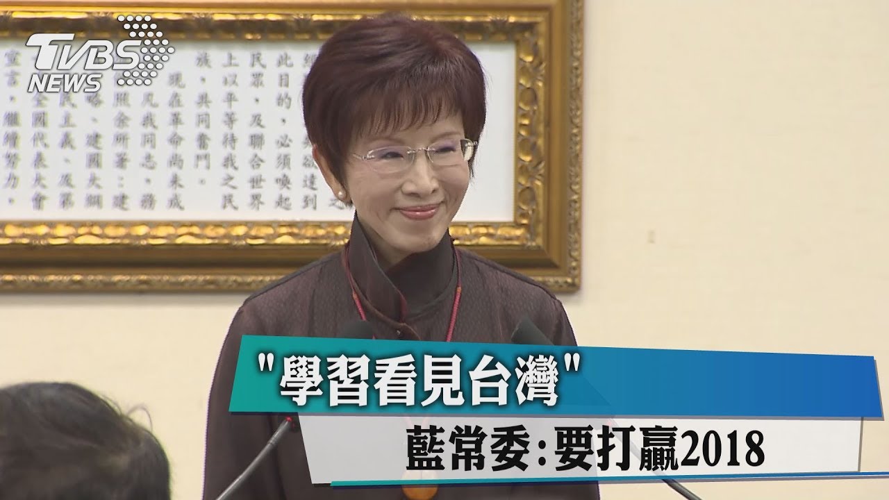 「學習看見台灣」　藍常委：要打贏2018