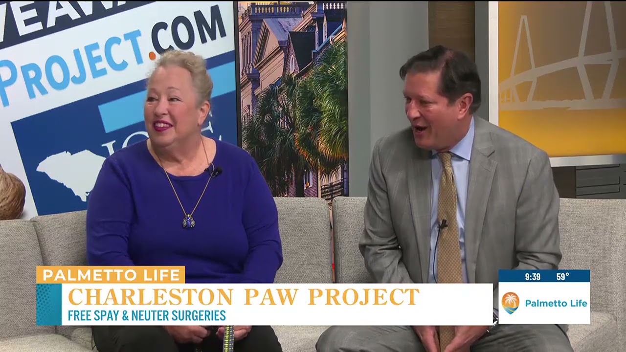 Ken Harrell and Kay Hyman Appear on Palmetto Life to Promote Charleston Paw Project