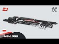 Силовой набор Elitum Titan 68 кг со скамьёй Hop-Sport 1055 PRO