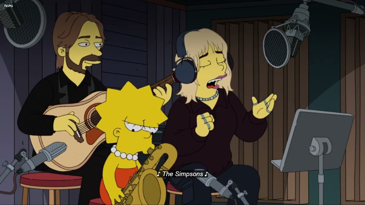 Billie Eilish singing The Simpsons theme - YouTube