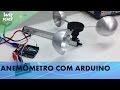 Video - Anemômetro Arduino + Indicador de Direção do Vento para Estação Meteorológica SVDV10