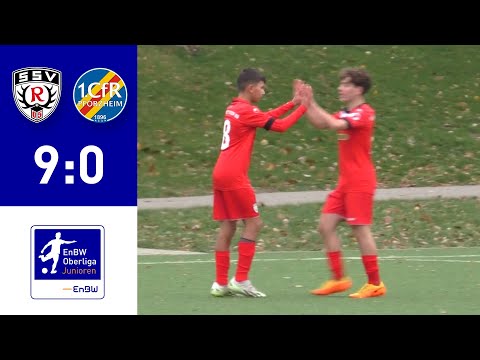 EnBW-Oberliga - C-Junioren: SSV Reutlingen 1905 Fußball - 1.CRF Pforzheim 2023/24