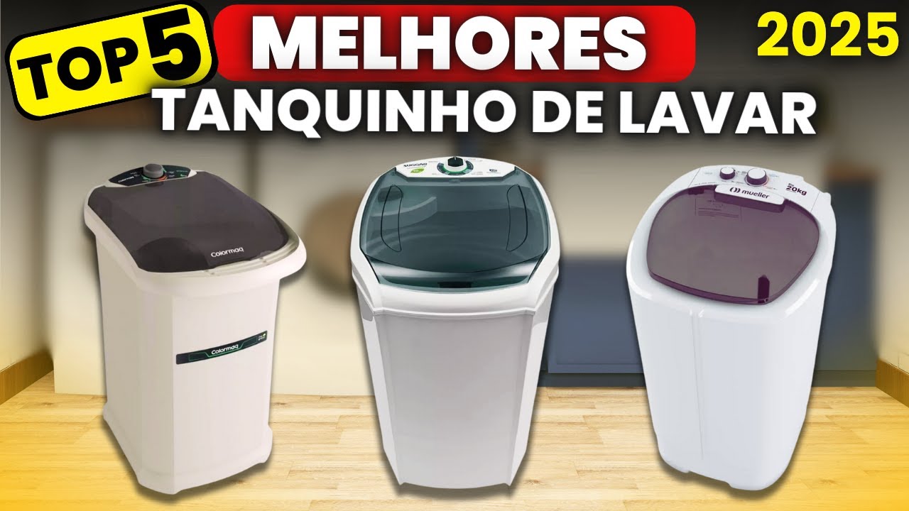 Qual o MELHOR TANQUINHO PARA COMPRAR EM 2024? Confira os Top 5 Melhores Tanquinhos de Lavar Roupa!