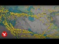 Flight Radar Shows Air Traffic Since US Attacks On Iran