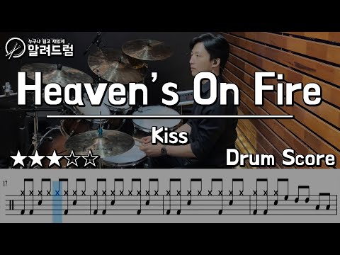 Heaven’s on Fire - kiss DRUM COVER