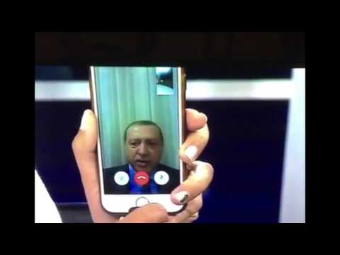 Erdogan sur Skype pendant le coup d'état en Turquie