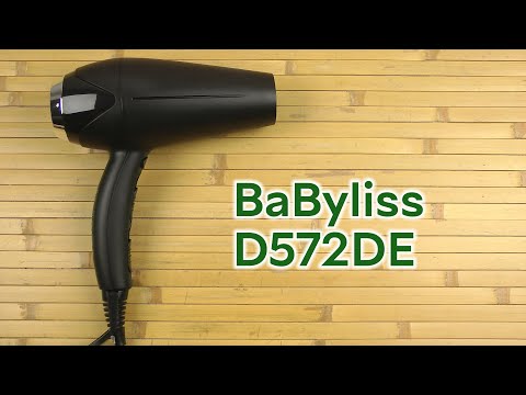 BaByliss D572DE plaukų džiovintuvas Juoda 2200 W video