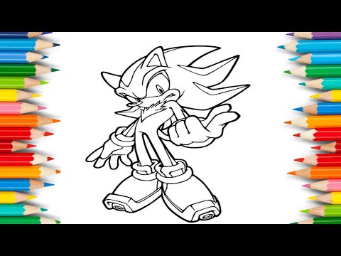 Shadow the hedgehog coloring pages/ Sonic the hedgehog 3 prediction