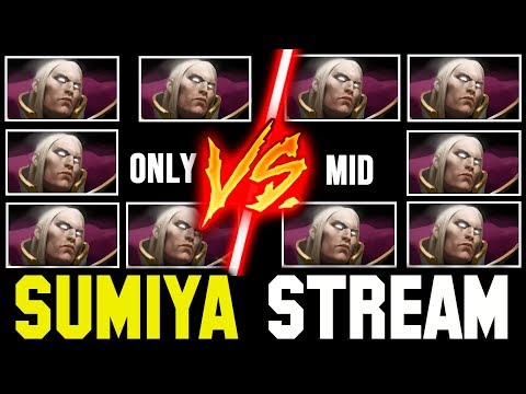 SUMIYA 5v5 Invoker All Mid Super Funny Game | Sumiya Invoker Stream Moment #673