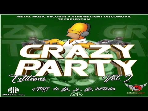 Retro 80's Mix (DJ Danny) ⚫ Crazy Party Editions Vol.2 - Metal Music Records Ft Xtreme Light