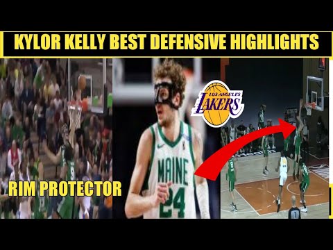 Finally Lakers GOT a Solid RIM PROTECTOR! Kylor Kelley Best Blocks