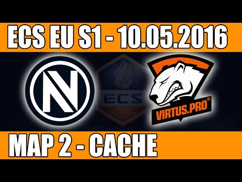 EnVyUs vs Virtus.Pro | Map 2 (Cache) ECS EU Season 1 2016 CS:GO Week 5 (10.05.2016)