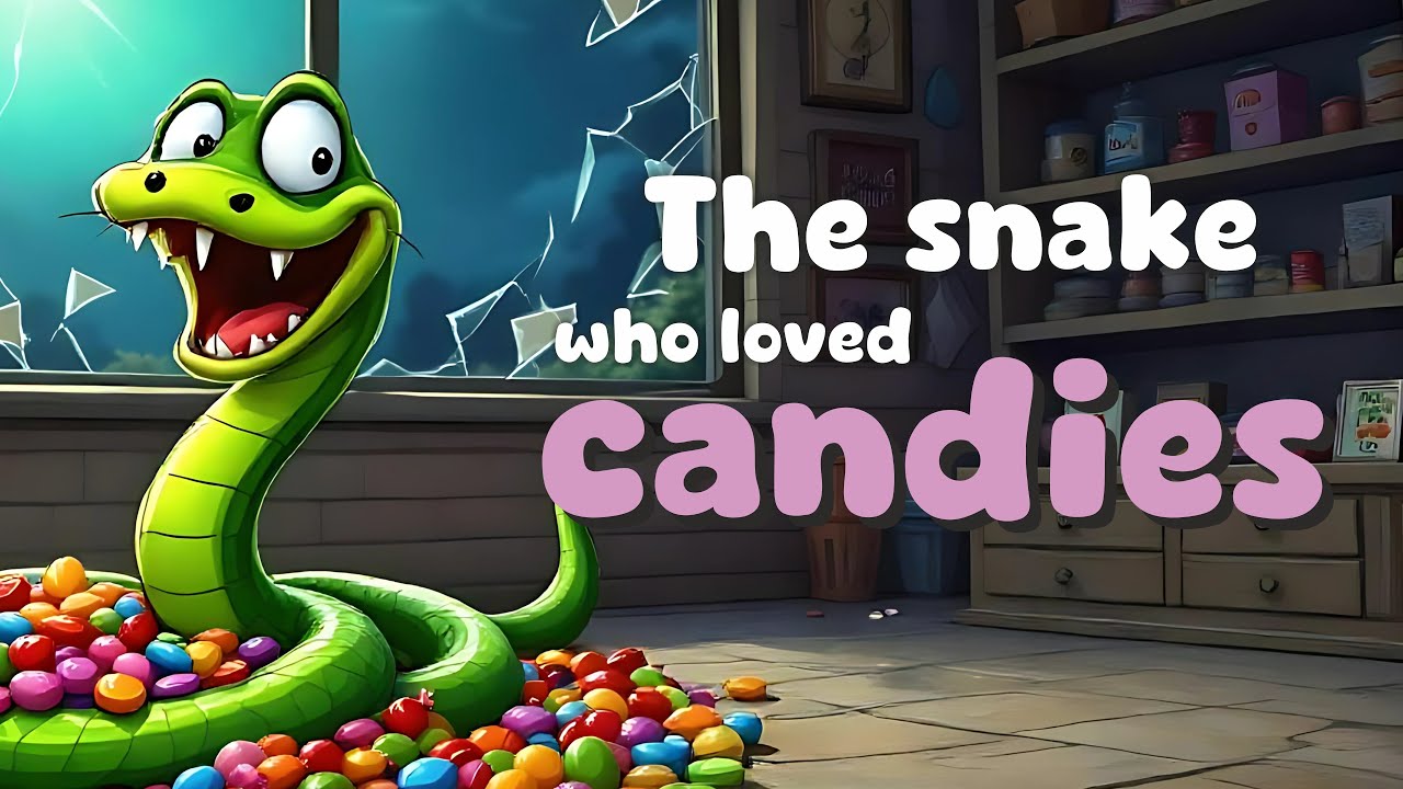 THE SNAKE WHO LOVED CANDIES | A Tale of Right and Wrong (Funny interactive story) #kidsstories
