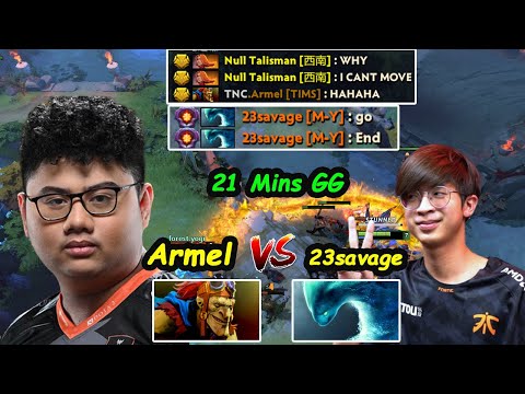 Rematch ! 21MINS GG TNC Armel [Batrider] LODI MIDLANE vs VG 23savage [Morphling] Dota 2 pro Gameplay