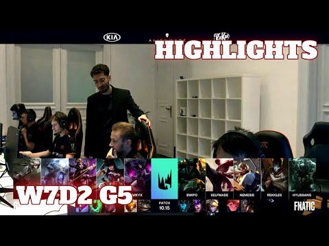 G2 Esports vs Fnatic (Extended Highlights) | Week 7 Day 2 S10 LEC Summer 2020 | G2 vs FNC W7D2