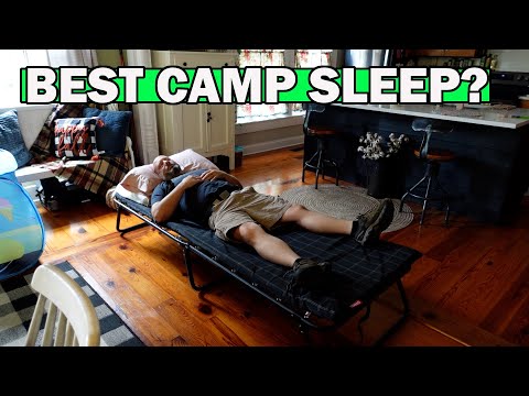 Better Than A Cot Or Air Matress! Coleman Comfort Smart XL With Mattress For Camping And Hunting