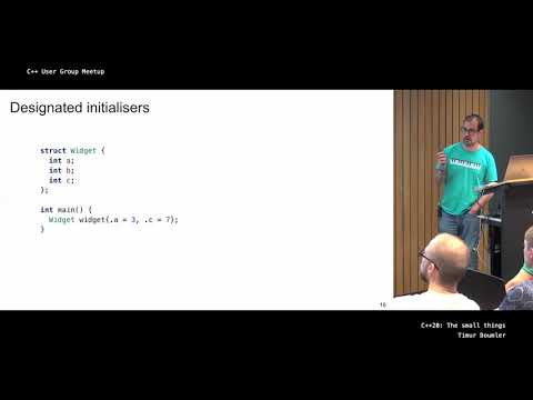 C++20: The small things
