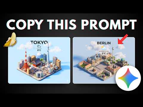 How to Build STUNNING 3D Isometric City With Live Weather Data Using Nano Banana Pro