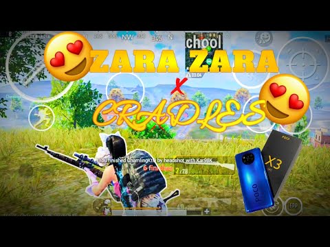 #pocox3pro#bgmimontage ZARA ZARA x CRADLES ⚡POCO X3 PRO BGMI MONTAGE 🔥⚡|Poco C3,X3 Pro,F3 GT,M3, X3