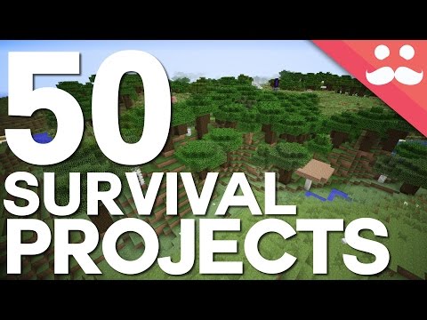 50 Projects For Your Minecraft Survival Worlds!