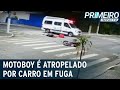 Motoboy é Atropelado Por Carro Em Fuga Primeiro Impacto 23 07 21