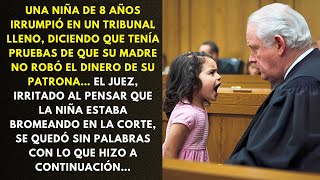 UN JUEZ SE ENFURECIÓ AL SER INTERRUMPIDO POR UNA NIÑA DE OCHO AÑOS DURANTE UN JUICIO...
