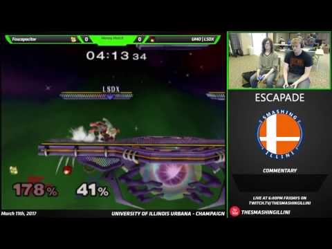 [Escapade] FoxCapacitor (Fox) vs. UMO | LSDX (Roy) SSBM Money Match