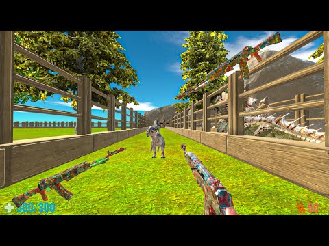 ⚡FPS DEATH RUN CHALLENGE⚡ ASSAULT RIFLE VS SPINO VS REX VS HYDRA⚡- Animal Revolt Battle Simulator