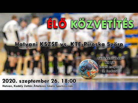 ÉLŐ közvetítés! Hatvani KSZSE vs. KTE-Piroska Szörp l férfi kézilabda mérkőzés
