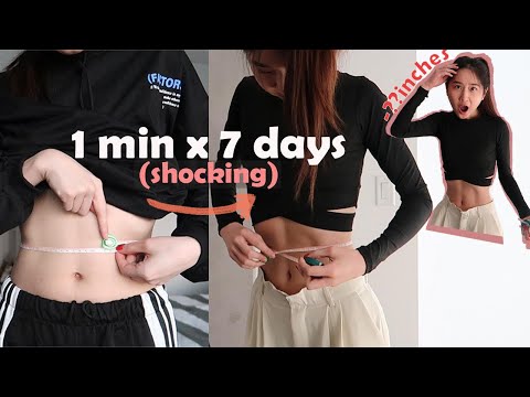 i did a 1MINUTE workout for 7 days
