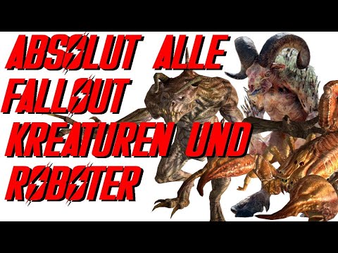 Absolut ALLE Wesen aus der Fallout Reihe in einem Video! (2021 Edition) - LoreCore Special