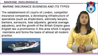 MARINE INSURANCE